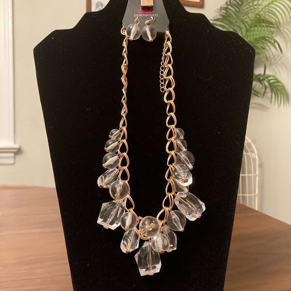 Gorgeously Globetrotter Gold Necklace